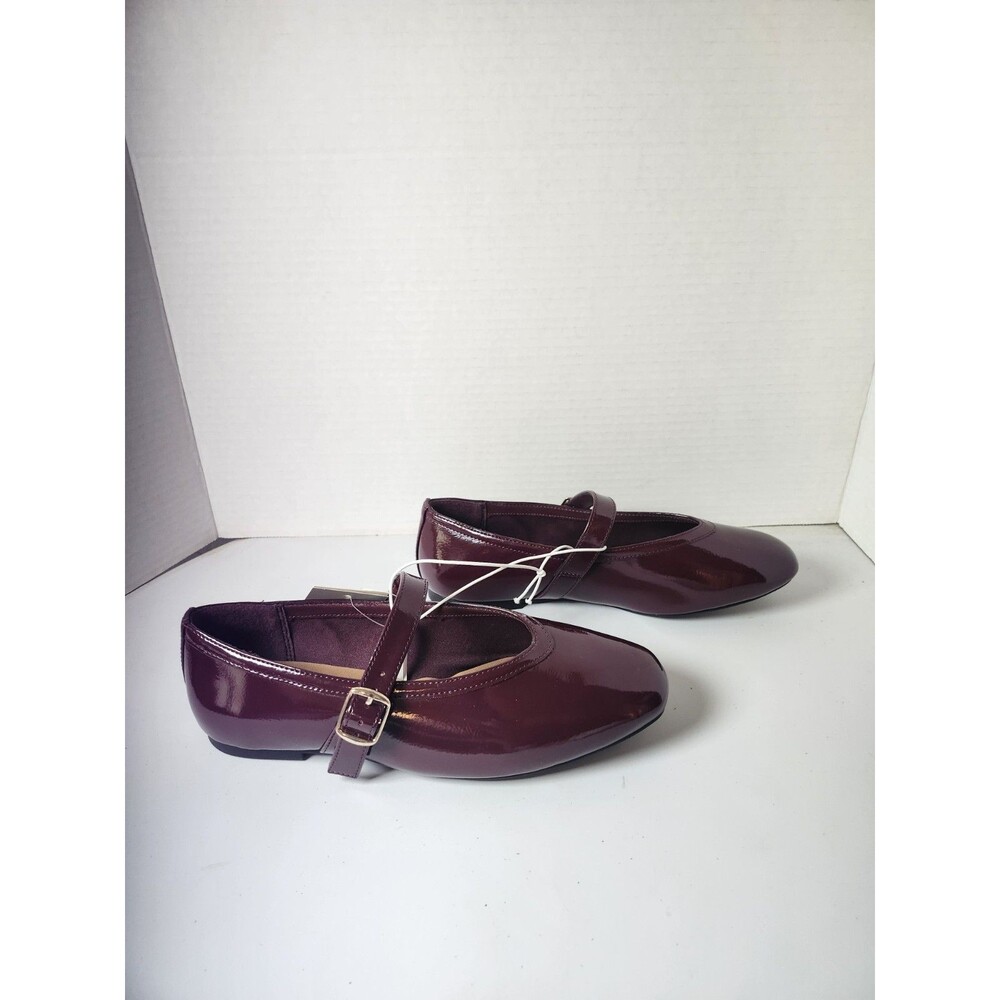 Women Elena Mary Jane Flats with Memory Foam Insole Size 6